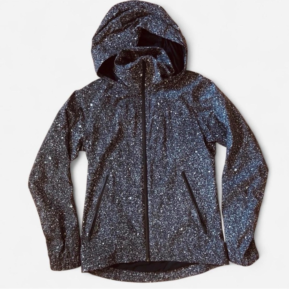 Lululemon Speckled Hooded Zip Jacket Size 6 (M)